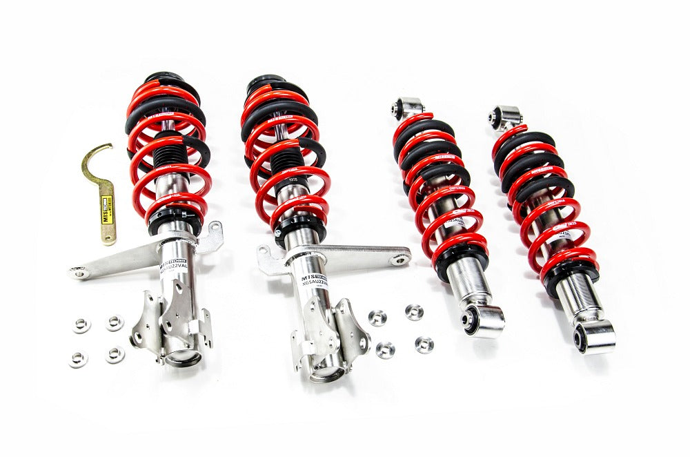 MTS Technik koiloveri Comfort Inox with front camber plates - Audi 80 B4 Avant / 80 B4 Saloon (8C)