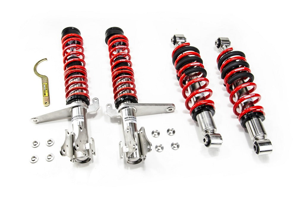 MTS Technik koiloveri Street Inox ar priekšējiem camber plates - Audi 80 B4 Avant / 80 B4 Saloon (8C) (AWD)