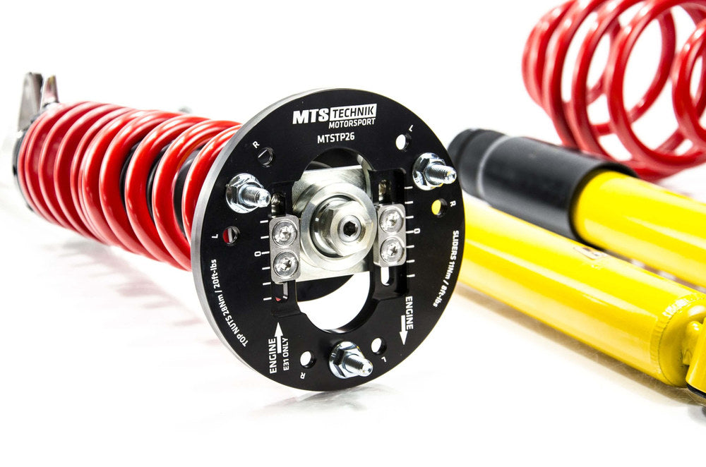 MTS Technik koiloveri Comfort Inox with front camber plates - BMW 3 / 3 Coupe / 3 Compact / 3 Touring / 3 Convertible (E
