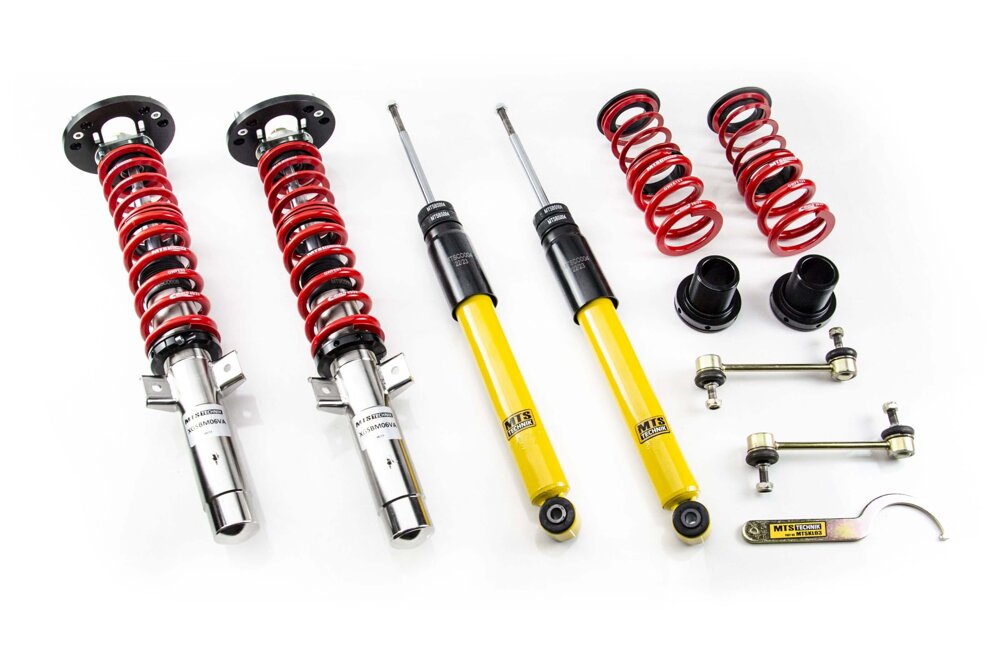 MTS Technik koiloveri Street Inox with front camber plates - BMW 3 / 3 Coupe / 3 Compact / 3 Touring / 3 Convertible (E4