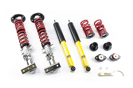 MTS Technik koiloveri Stance Inox ar priekšējiem camber plates + aizmugurējiem augšējiem balstiem - BMW 3 Compact (E36)