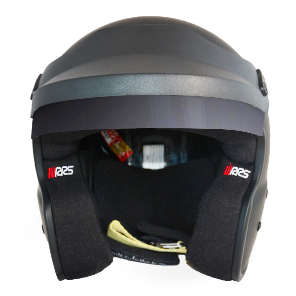 RRS - HELMET  JET PROTECT PREMIUM BLACK (MAT) - FIA 8859-2015 SNELL SA2020