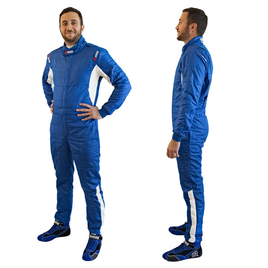 RRS DIAMOND STAR RACE SUIT - BLUE - FIA 8856-2018