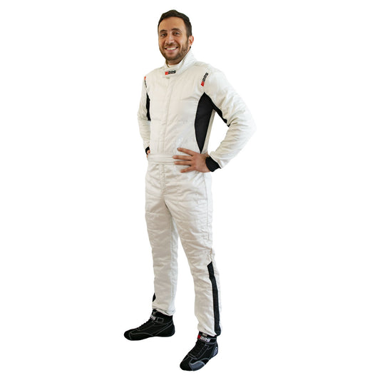 RRS DIAMOND STAR RACE SUIT - SILVER - FIA 8856-2018