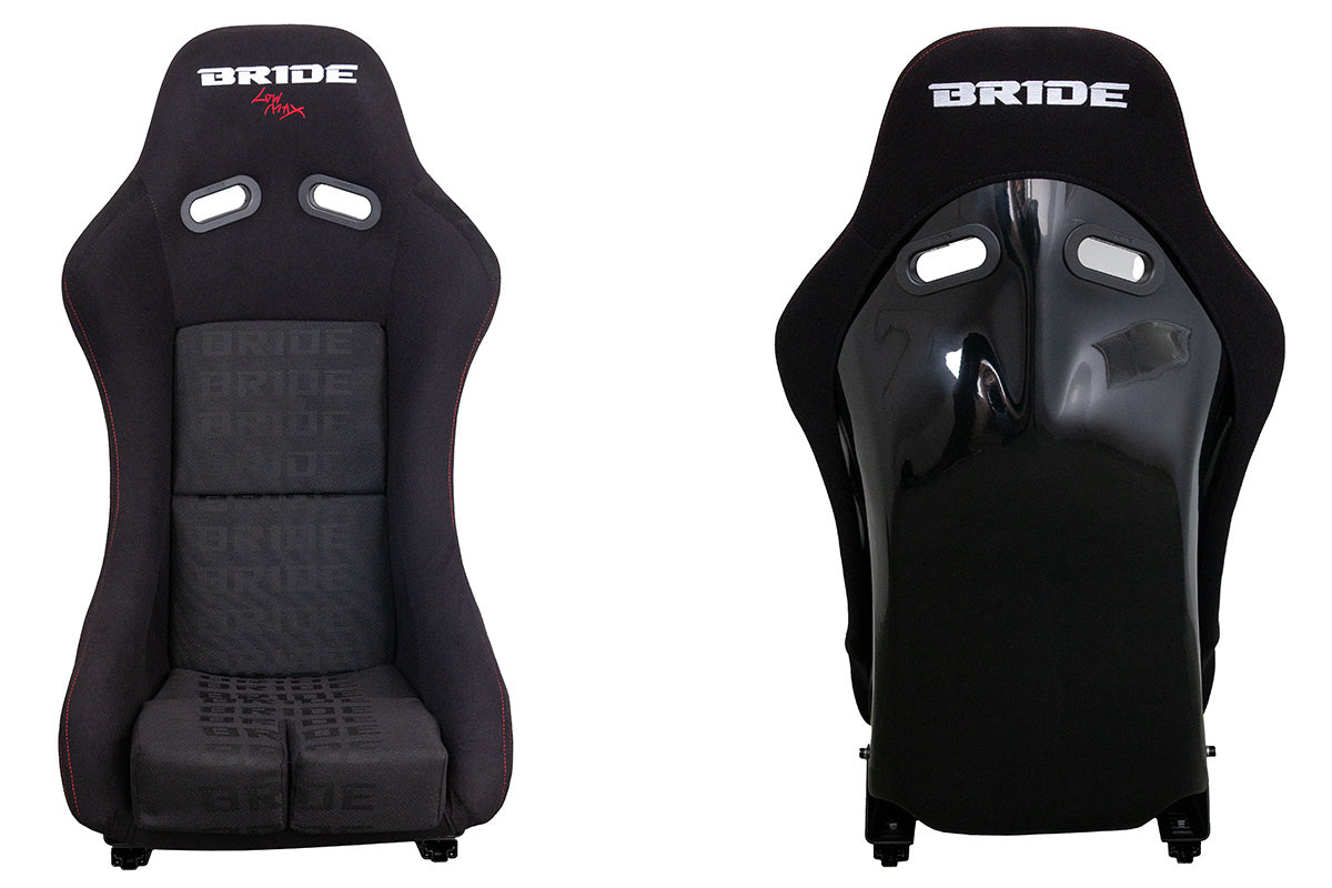 BRIDE Replica - GTR AUTOSPORTA SĒDEKLIS VELVETA MELNS