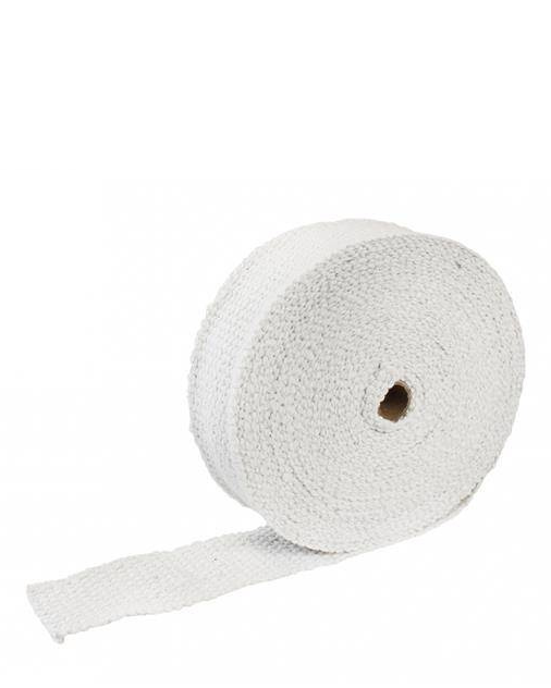 TurboWorks - Izpūtēja termoizolācija 50mm x 1mm x 10m Balta, Līdz 800 grādiem