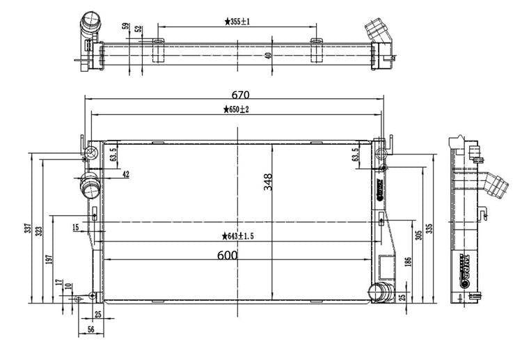 TurboWorks - Sports Water Radiator BMW E90 E92 1M E82 335i