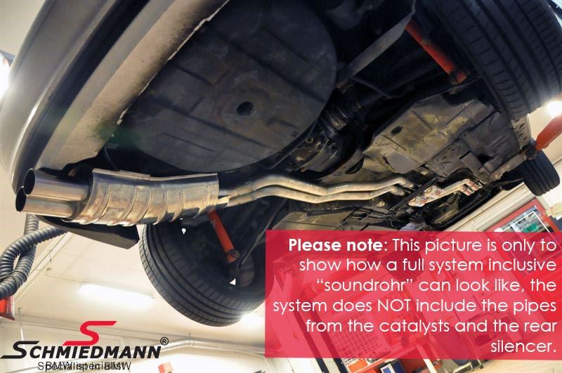 Schmiedmann - high flow Sport exhaust BMW E46 M52/M54