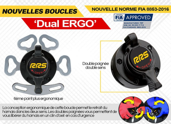 RRS - FIA R6 2.9 KG HARNESS (6PTS) DIFFERENT COLORS